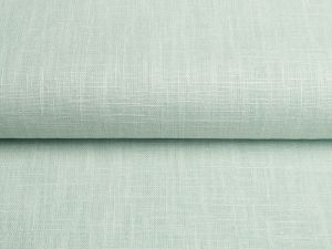 Reines Leinen gewebt - washed - uni helles mint