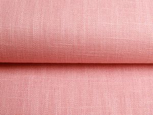 Leinen LINEN WASHED - uni rosa
