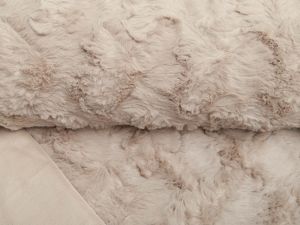Zottel-Wellnessfleece Fur - uni beige