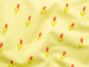 Sweat French Terry Swafing Femke - Tulpen - sonnengelb