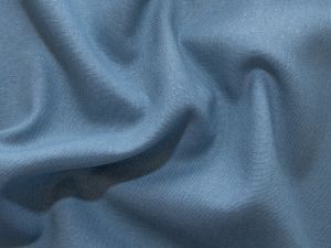 Webware Leinen Baumwolle - uni - blau