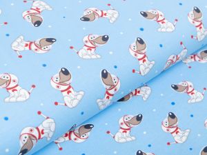 Jersey - Kosmonauten-Hunde - blau