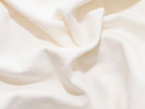 Jersey uni wollweiß