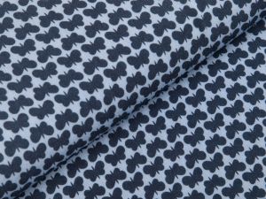 Webware Viskose Butterflies by lycklig design - Schmetterlinge - blau