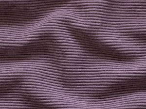 Jersey Ottoman Querrippe - uni mauve