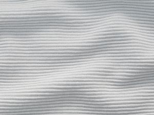 Jersey Ottoman Querrippe - uni helles grau