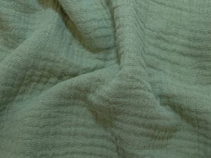 Baumwoll Musselin Double Gauze - uni altmint
