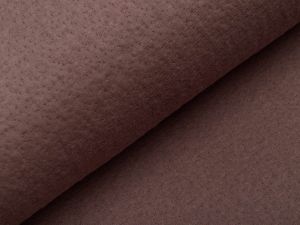 Jersey Double Face - Pointoille Lochmuster - braun