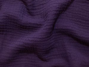 Baumwoll Musselin Double Gauze - uni lila