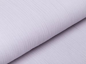 Baumwoll Musselin Double Gauze - uni helles grau