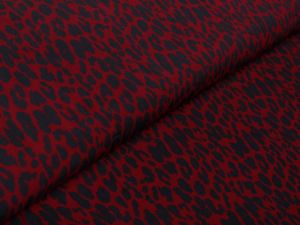 Webware Viskose Swafing Pauline - Animalprint - bordeaux