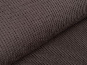 Leichter Waffeljersey - uni taupe