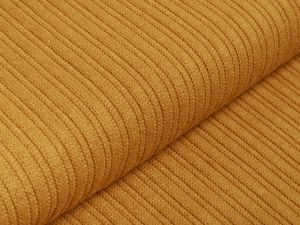  Struktur Strickstoff Viskose - Cordoptik - uni ocker