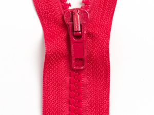 Reißverschluss teilbar 90 cm - dunkles rot