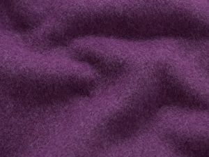Baumwoll Fleece Swafing Cassy - uni beere