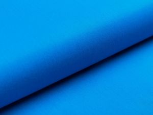 Webware Popeline Baumwolle - uni azurblau