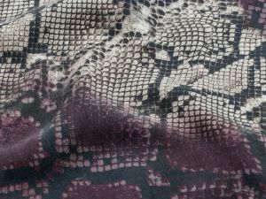  Tencel Lyocell Twill - Animalprint Schlange - violett 
