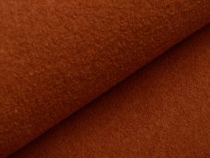 Wollwalk Mantelstoff Swafing Naomi - uni helles braun