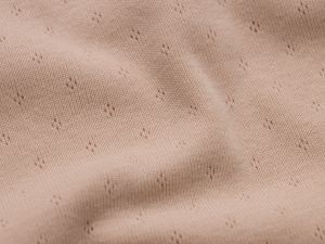 Jersey Feinstrick Ajoure Pointoille - Rauten Lochmuster - pastellrosa