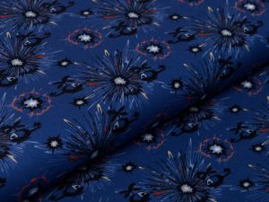 Webware Baumwolle Swafing Happy Metal by Steinbeck - Hubschrauber - jeansblau