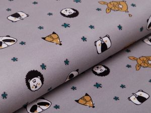 Jersey Avalana - verschiedene Tiere - grau