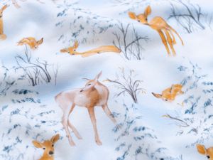Jersey Swafing Sansa - Rehe in Winterlandschaft - weiß