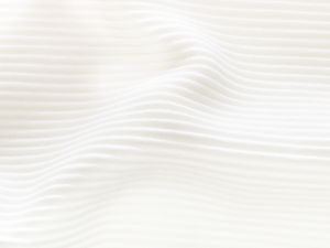 Jersey Ottoman Querrippe - uni naturweiß