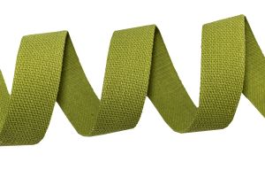 Gurtband Baumwolle 5 Meter Rolle - 30 mm - uni olive