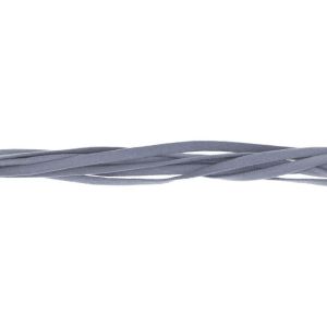 Elastisches Gummiband rund 5 mm - dunkles grau