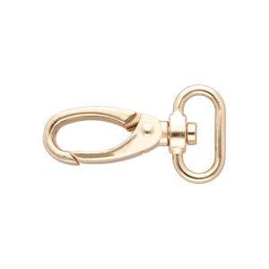 Karabinerhaken Metall ca. 25 mm - goldfarben