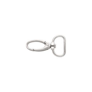 Karabinerhaken Metall ca. 20 mm - silberfarben