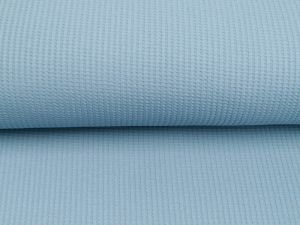 Jersey Waffeloptik Snoozy - uni wolkenblau