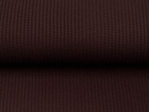 Jersey Waffeloptik Snoozy - uni dunkles mokka