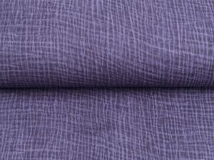 Musselin Double Gauze Dirty Wash Snoozy - Uses Look - lavendel