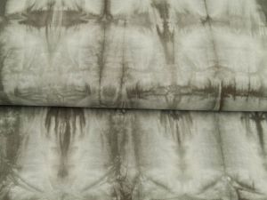 Webware Baumwolle Hand-dyed Tie Dye Snoozy - Batikoptik - olive