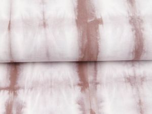 Webware Baumwolle Hand-dyed Tie Dye Snoozy - Batikoptik - mauve