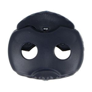 4 Kordelstopper - 17 x 20 mm - für Kordeln mit max. 4 mm Durchmesser - marine