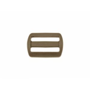 Leiterschnalle Kunststoff ca. 30/16 mm 2 Stück - beige