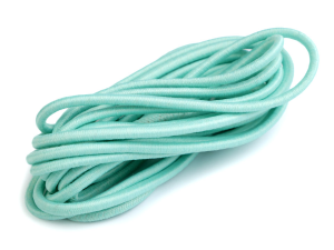 Gummikordel rund 3 mm - 3 m Bund - mint