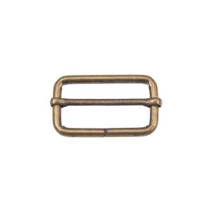 Leiterschnalle Metall ca. 40 mm - altgold