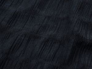 Gecrashte Webware - Seersucker - Viskosemix - uni schwarz