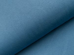 Angerauter Sweat - uni jeansblau