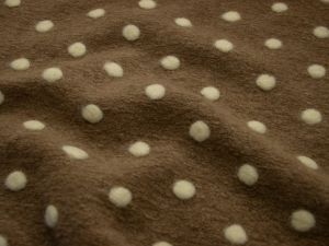 Walk Woll - Mix mit Noppen - hellbraun/creme