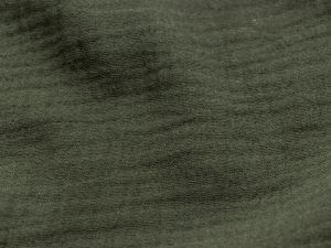 Musselin Baumwolle Double Gauze - uni olive