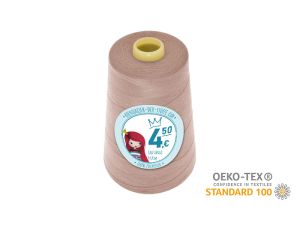 Nähgarn Overlock XXL - Ökotex 100 - Lauflänge 4570m (5000Y) - uni cappuccino