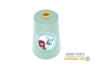 Nähgarn Overlock XXL - Ökotex 100 - Lauflänge 4570m (5000Y) - uni blassgrün