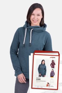 Papierschnittmuster pattydoo Kapuzenpullover LYNN Damen