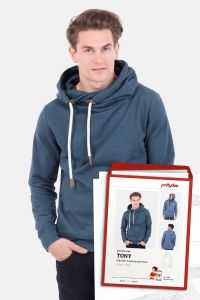 Papierschnittmuster pattydoo Kapuzenpullover TONY Herren