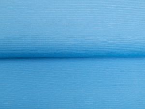 Jersey Jacquard - erhabene Biesen - helles blau