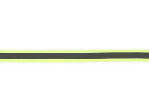 Ripsband reflektierend 10 mm - neongelb